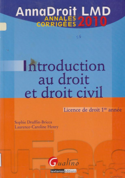 INTRODUCTION AU DROIT ET DROIT CIVIL