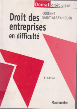 DROIT DES ENTREPRISES EN DIFFICULTE