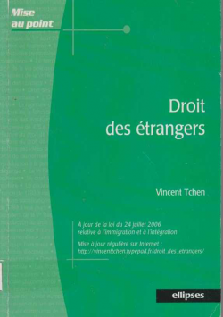 DROIT DES ETRANGERS