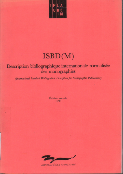 DESCRIPTINS BIBLIOGRAPHIQUE INTERNATIONALE NORMALISEE