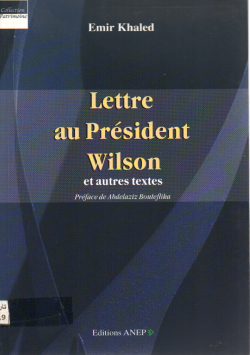 Lettre au Président Wilson