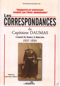 Les CORRESPONDANCES DU CAPITAINE DAUMAS