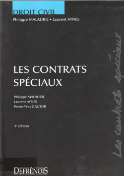 LES CONTRATS SPECIAUX