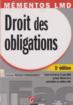 DROIT DES OBLIGATIONS