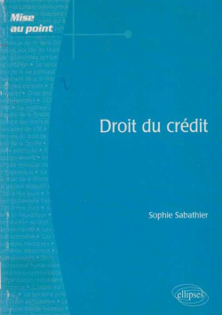 DROIT DU CREDIT