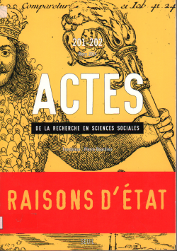 ACTES DE LA RECHARCHE EN SCIENCES SOCIALES